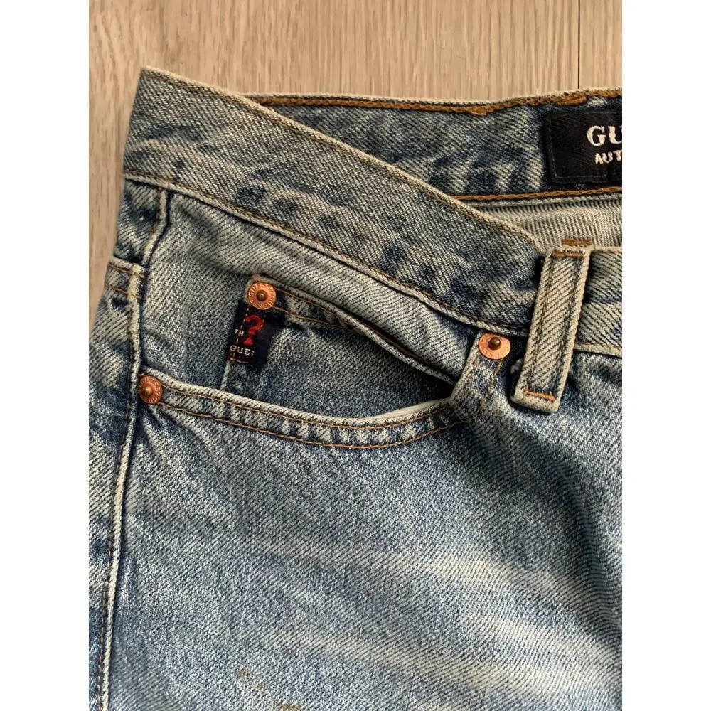 Vintage Guess Flare Leg Jeans Size 6/8 - Picture 3 of 7